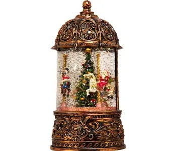 Santa with Carousel & Lantern