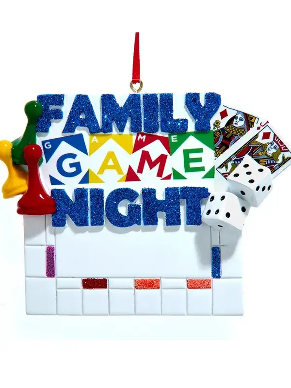 Family Game Night Ornament