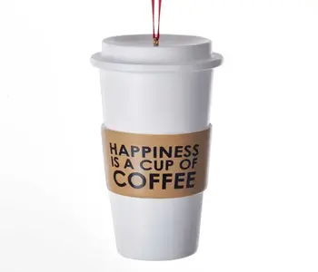 3.75"RESIN COFFEE CUP ORN