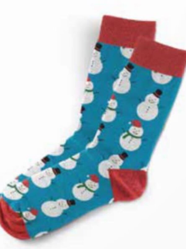 Christmas Snowman Socks