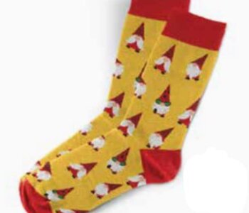 Santa Gnomes Christmas Sock