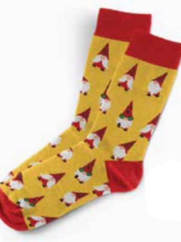 Santa Gnomes Christmas Sock