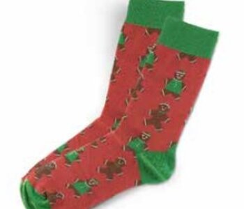 Christmas Ginger Bread Cookie Socks