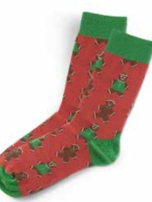 Christmas Ginger Bread Cookie Socks