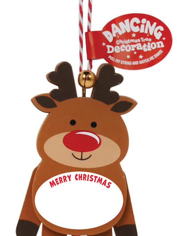 Xmas Dancing Decs - Blank Reindeer