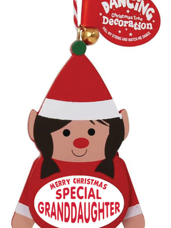 Xmas Dancing Decs - Special Granddaughter