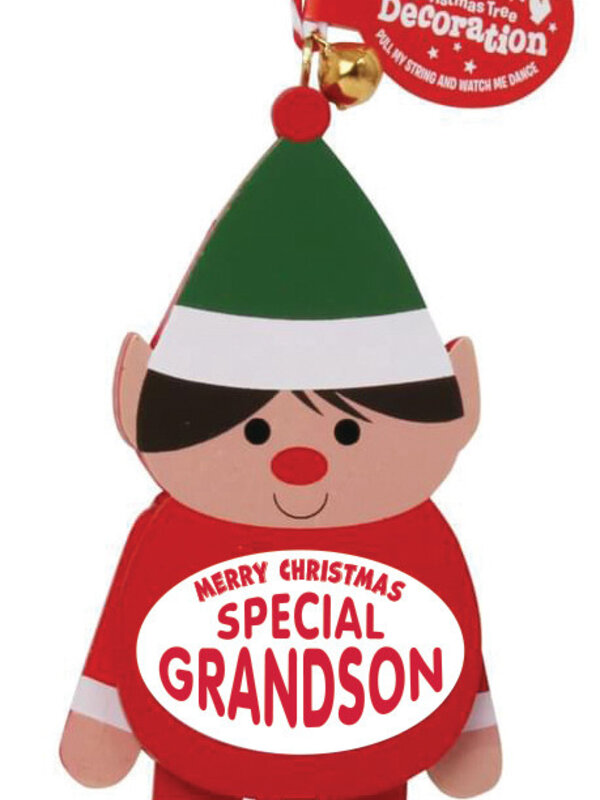 Xmas Dancing Decs - Special Grandson
