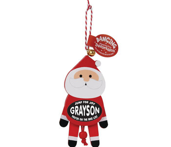 Xmas Dancing Decs - Grayson