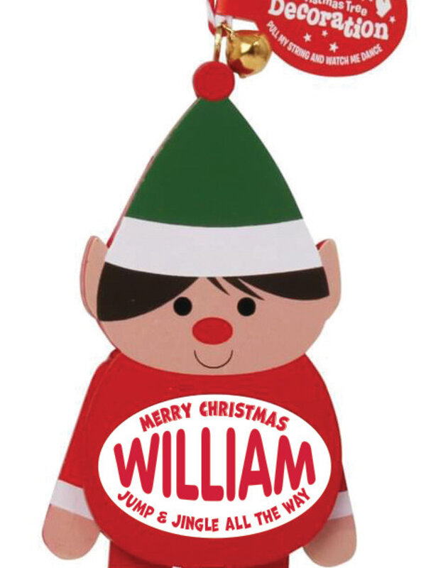 Xmas Dancing Decs - William