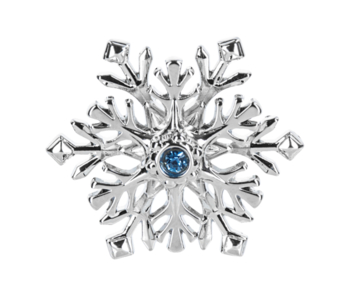 Spinning Snowflake Charm
