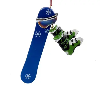 Snowboard Ornament