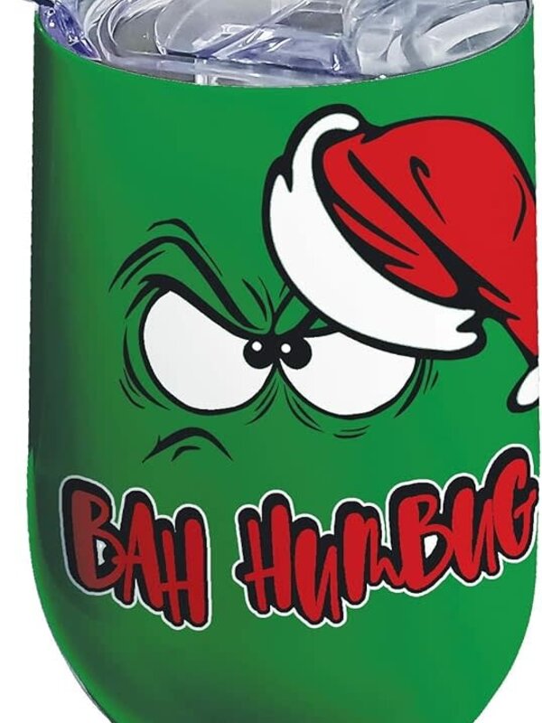 Bah Humbug Stainless Wine Tumbler