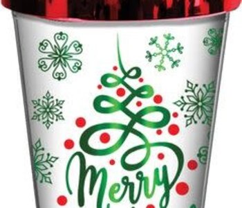 Merry Christmas Foil Cup