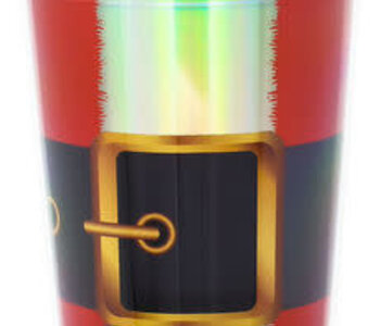 Santa Suit Foil Cup