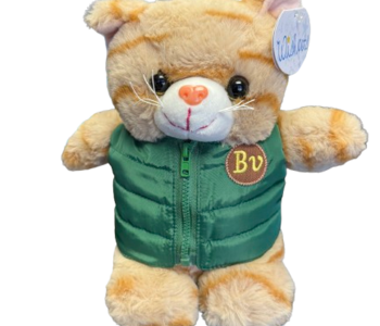 8" Chubby Cat w/vest