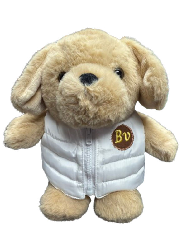 8" Chubby Dog w/vest