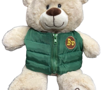8" Cafe Latte Bear w/vest