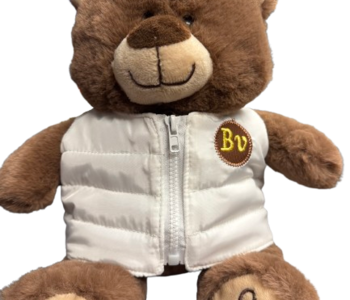 8" Cafe Cocoa Bear w/vest
