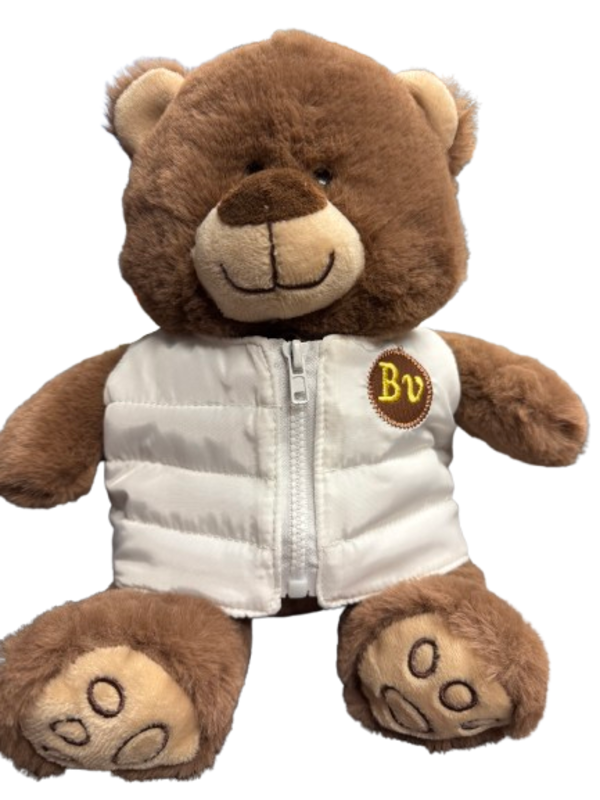 8" Cafe Cocoa Bear w/vest