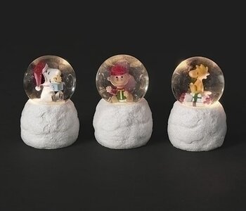 3.5"H LED SNOOPY MINI DOMES