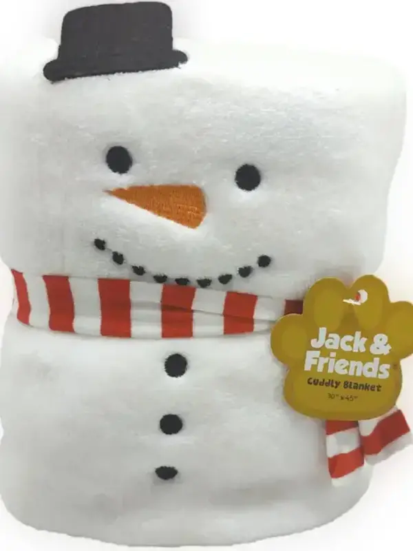 SNOWMAN CUDDLY BLANKET