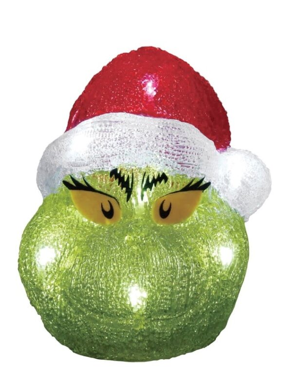 GRINCH ACRYLIC HEAD 8"