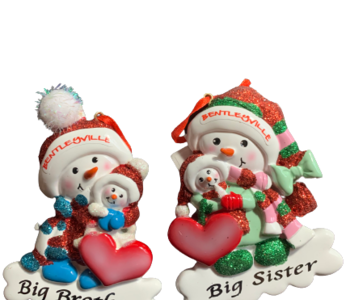 Big Brother- Snowman Ornament