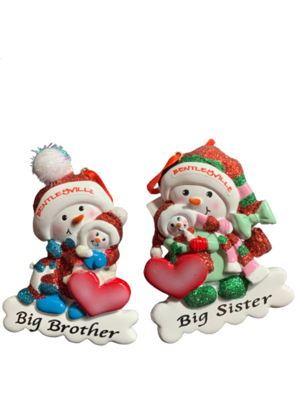 Big Brother- Snowman Ornament