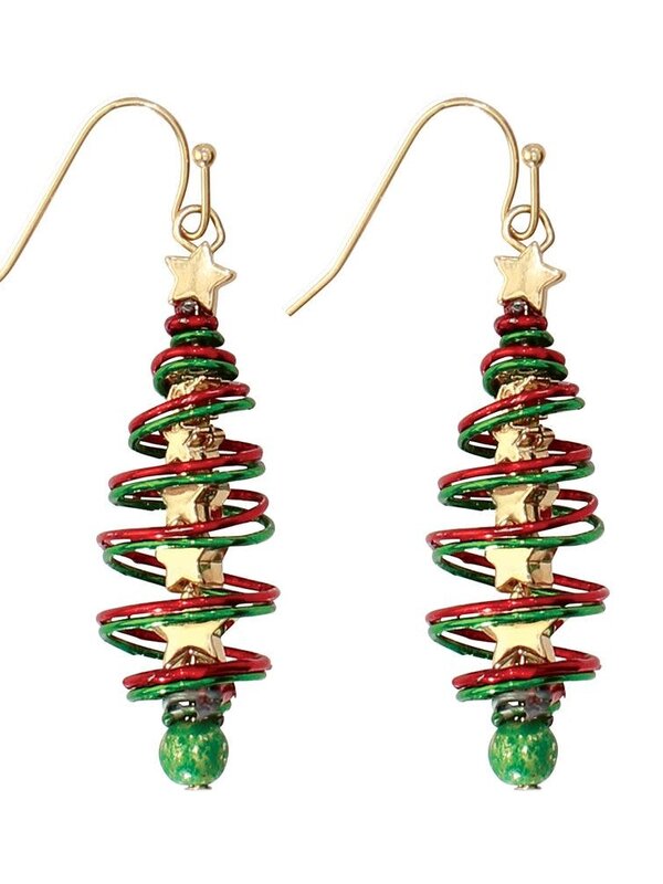 Gold w/wire Twisted Tree