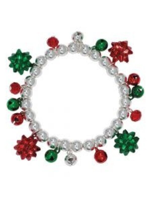 Bells w Red & Green Bows