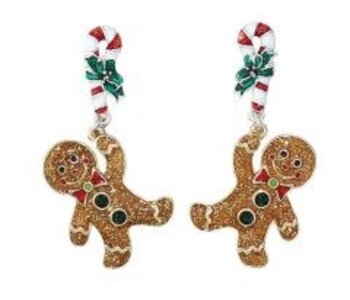 Gingerbread Man Candy Cane