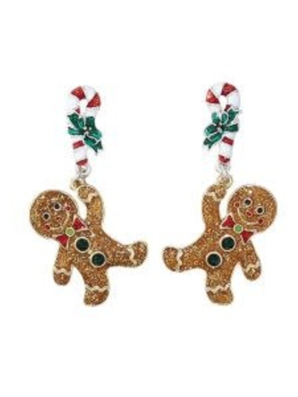 Gingerbread Man Candy Cane