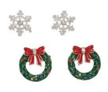 Snowflake and Wreath Duo