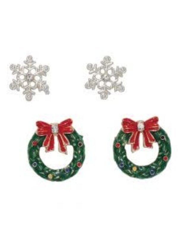 Snowflake and Wreath Duo