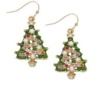 Xmas Tree w Crystal+Pearl