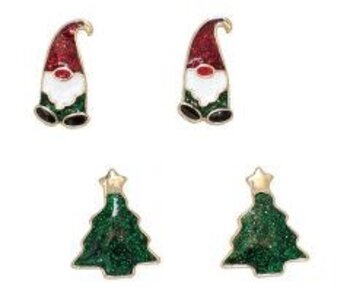 DUO Glitter Gnome+Tree