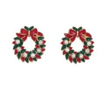 Christmas Wreath w Crystal