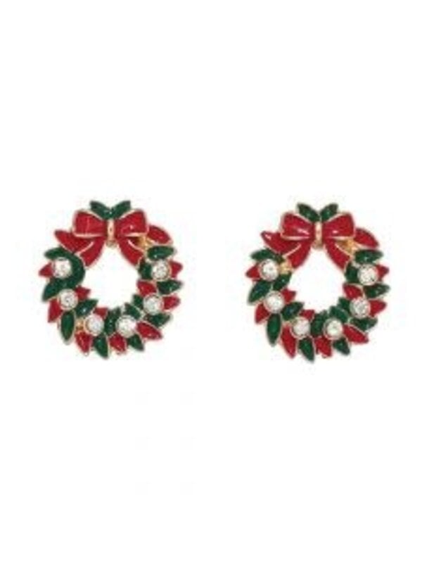 Christmas Wreath w Crystal