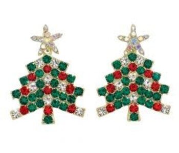 Crystal Xmas Tree Dangle