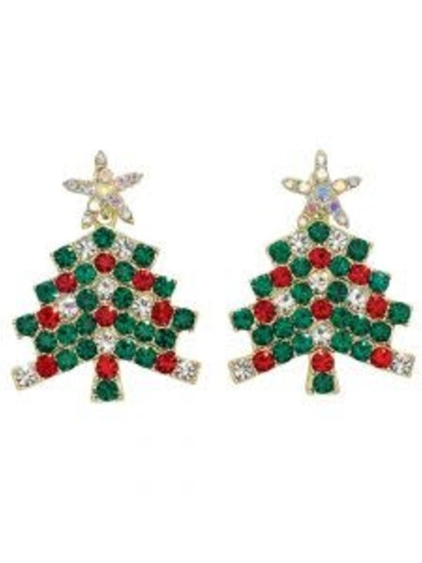 Crystal Xmas Tree Dangle