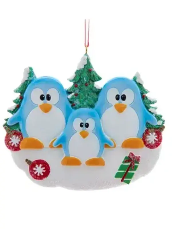 Penguin Family of 3 Ornament