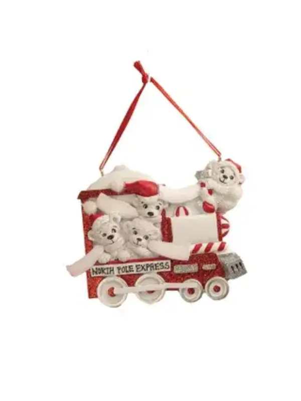 North Pole Express Bear Family Of 4
