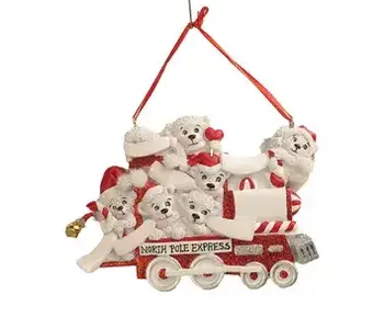North Pole Express Bear Family Of 6