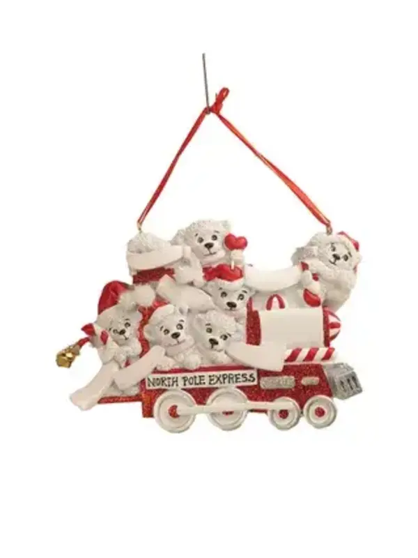 North Pole Express Bear Family Of 6
