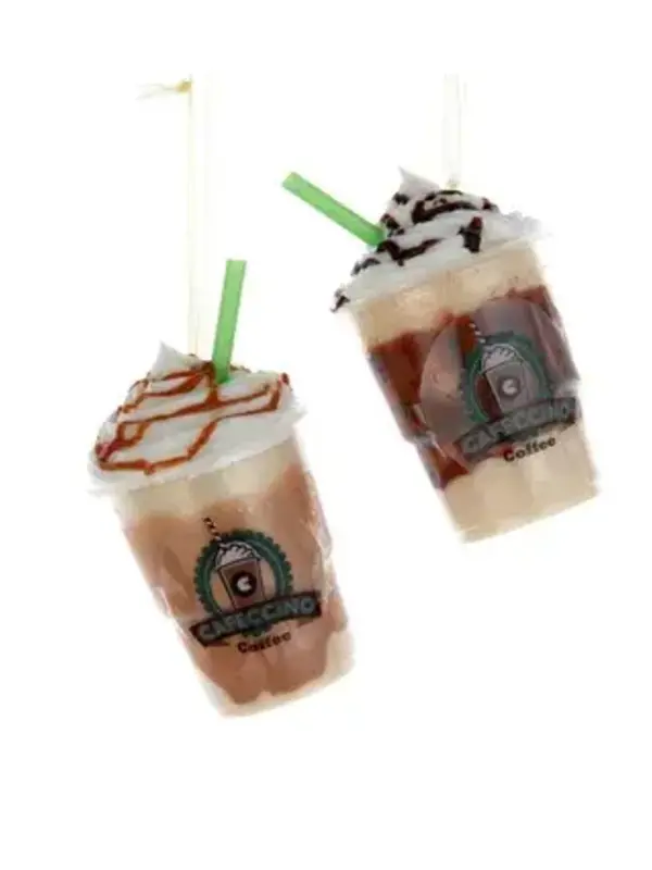 Frozen Coffee Drink Christmas Ornament