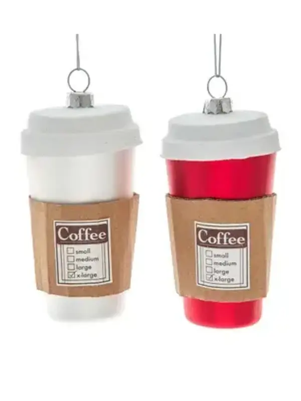 To-Go Coffee Cup Christmas Ornaments