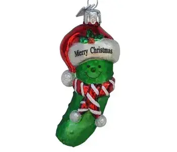 Merry Christmas Pickle Ornament