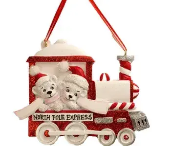 North Pole Express Bear Family Of 2