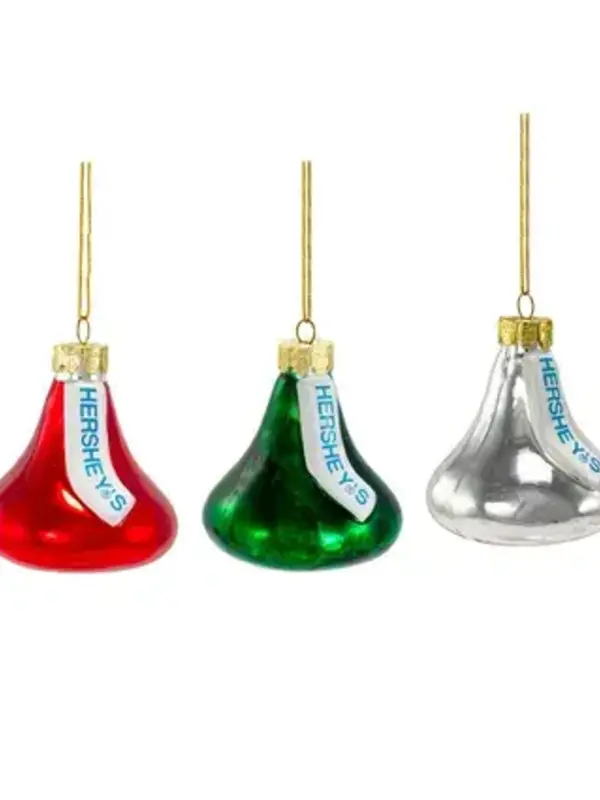 Hershey's™ Kiss Glass Ornaments, 3-Piece Box Set