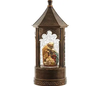 Nativity Scene Lighted Water Lantern